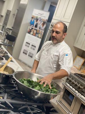 Gil's Loves Local Cooking Class with Fluke Newport's Executive Chef Eddie Montalvo