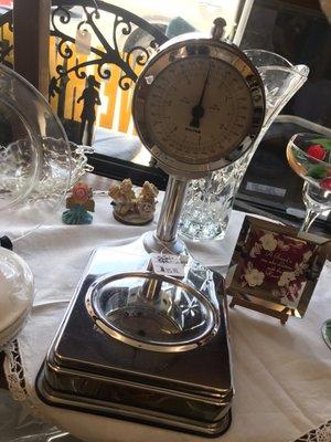 Antique scale! So pretty!!