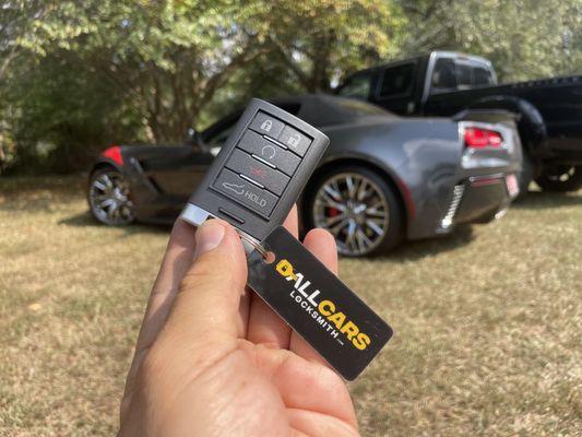 Lost or need a new Corvette C7 2017 key fob? We've got you covered! Fast, reliable, and professional service. Call All Cars Locksmith today!