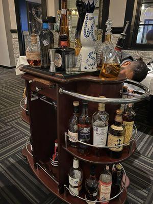 The alcohol cart