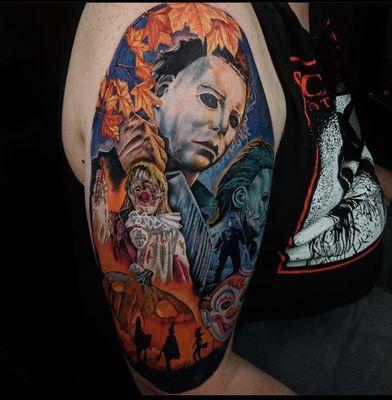 My first piece done by Brandy, a Halloween tribute