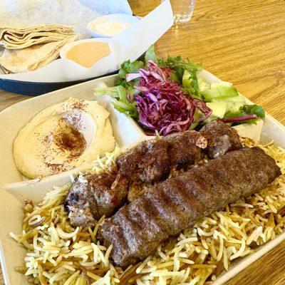 Lamb kebabs