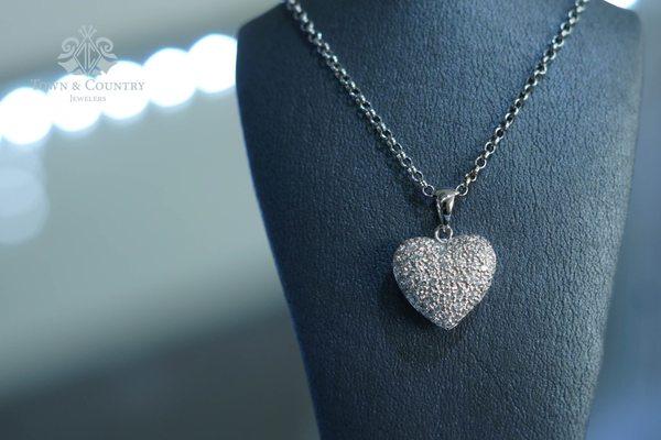 Diamond Heart Pendant