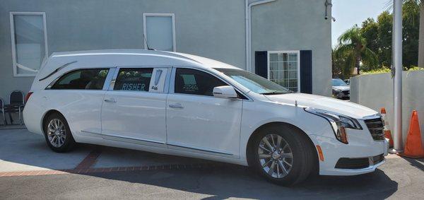 A beautiful hearse.