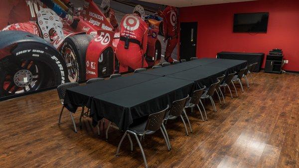 K1 Speed has two private event rooms for meetings, parties, and functions.