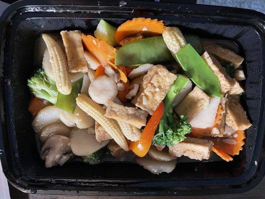 Tofu mixed veg