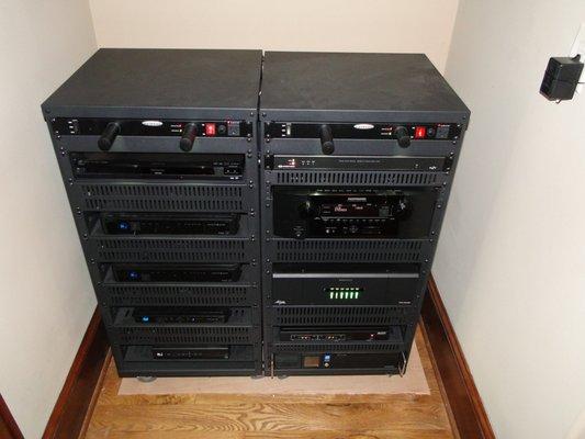 Distributed Media Solutions with 2 Side by Side Strong Racks