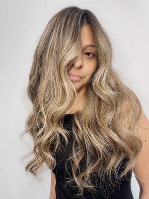 Dimensional color, low-maintenance balayage