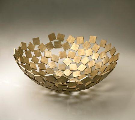 Beautifully crafted bronze bowl by Stephen Sera Studio