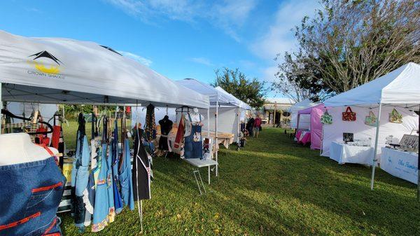 Saturday morning Farmer's Market at Lake Placid Journal Plaza.