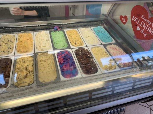 Amazing ice cream selection