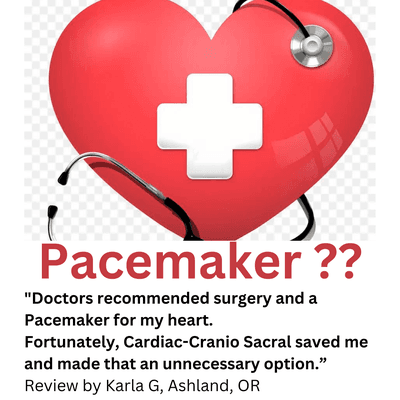 Cardiac-CranioSacral and maintenance helped patients heart.