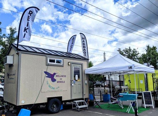 Welcome to our tiny home studio designed for YOUR Wellness!