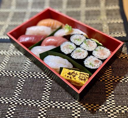 Sushi Special ($34, nice value, comes with red miso/shrimp soup).