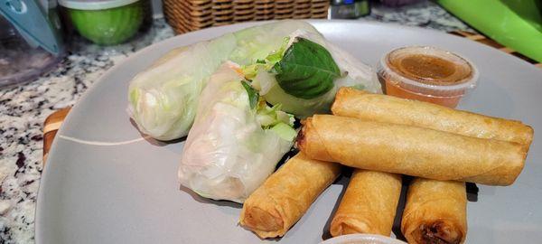 Fresh Chicken Rolls and Pork Rolls.