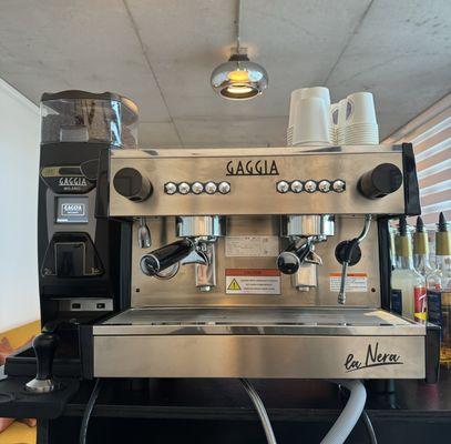 Our Coffee Machine and Coffee Grinder