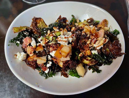 Kale and brussels sprout salad from EVO.