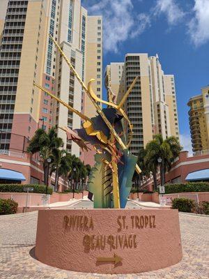 Naiad by artist Albert Paley, Fort Myers