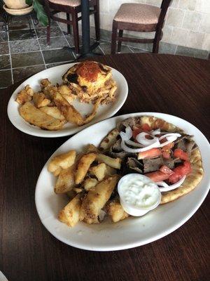 Pastitsio ...Lamb gyros