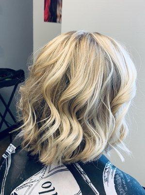 balayage highlight combination