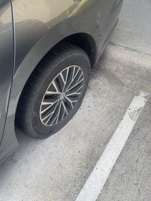 The flat tire