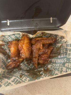 Korean barbecue wings