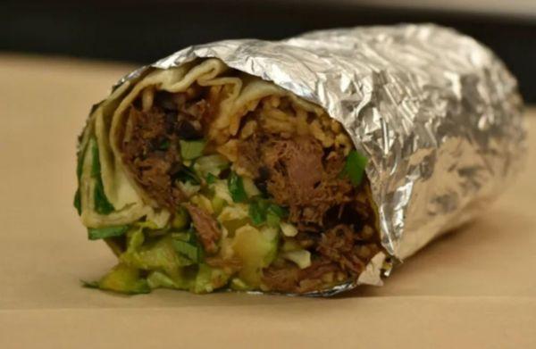 Delicious  burrito that you can find with us.