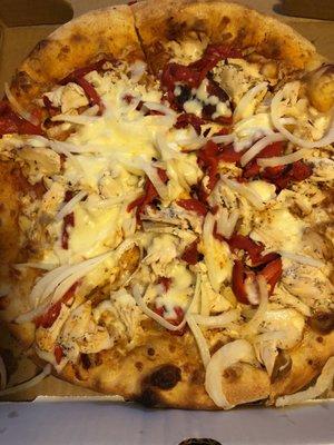 This is what a chicken Fajita pizza looks like!!!