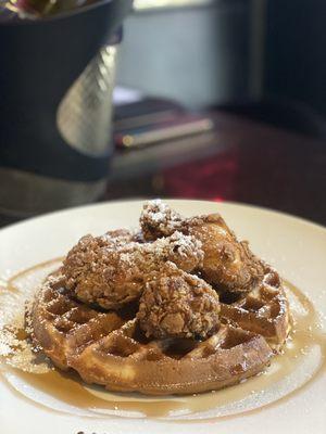 Chicken and waffles