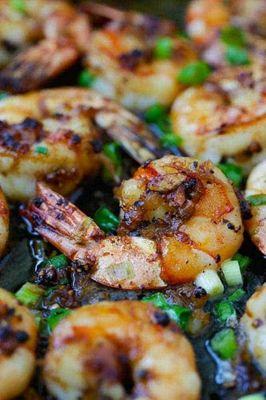 Asian Black Pepper Shrimp