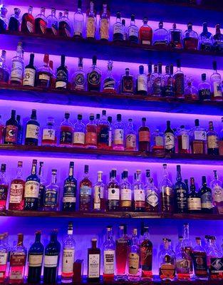 Wall of whiskey