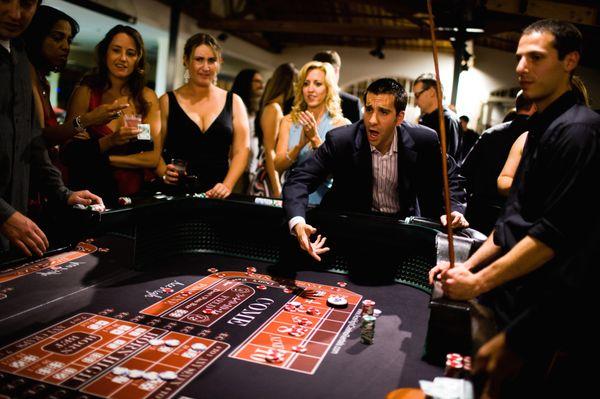 Ace High Casino Rentals - Party at the Craps Table!