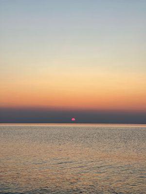 Sunset over Lake Superior at Porcupine Mountains Wilderness State Park