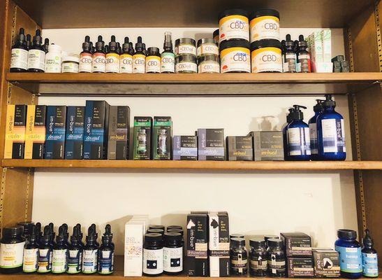 We offer an unmatched quality and variety of CBD products...for people and pets as well!!!