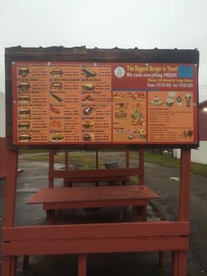 Large menu