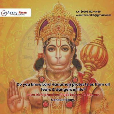 Do you know that Lord Hanuman Puja brings fortune and #luck? He is known to protect everyone who keeps #faith in him.