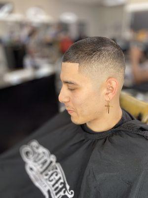 Haircut by JC 
 Book online at VIPBarbering.com
 669-236-7655