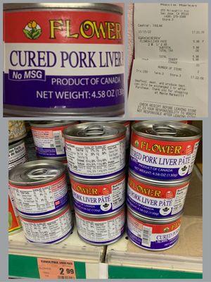 2.99 Cured Pork Liver {10/15/2022}