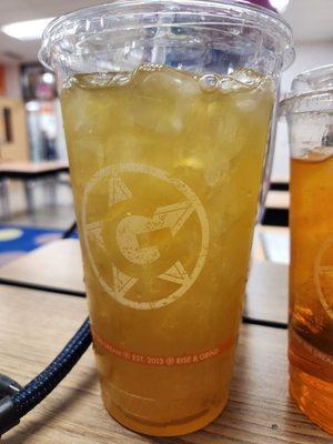 Iced green tea