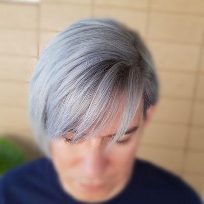 Silver hair!