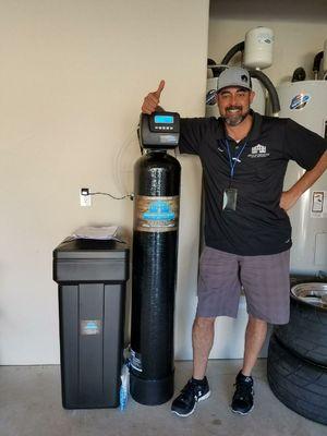 Meet the owner David and setup an estimate, hard water test or softener installation!