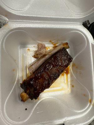 Terrible pic but these ribs are DELICIOUS