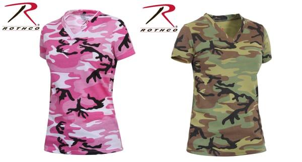 Woman Rothco Camo Shirts Starting on Sale $9.99