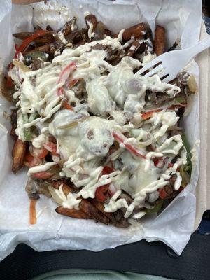 Philly Cheesesteak Loaded Fries