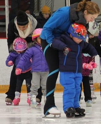 Tiny Tots 1st time skaters