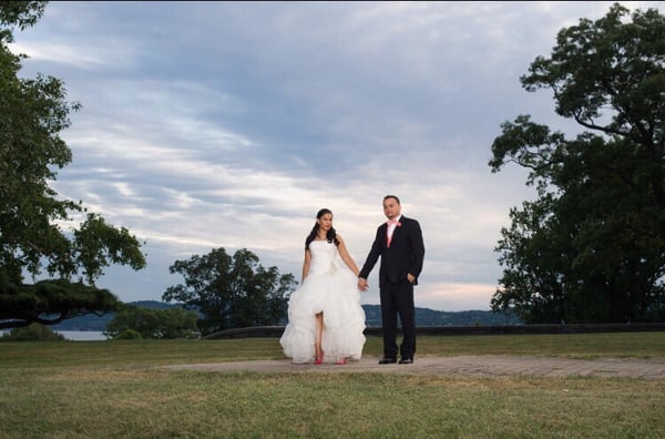 My most favorite pic by Eve of our special day. 8/7/2015