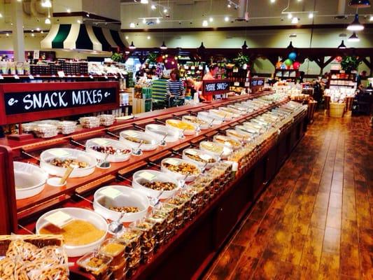 Outstanding selection of mixed nuts and trail mixes!