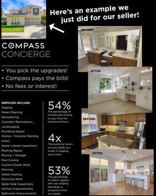 Ask Noah about the Compass Concierge program to upgrade your home prior to listing.