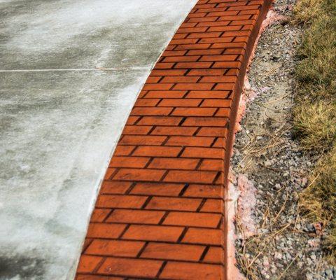 Brick Stamped Border