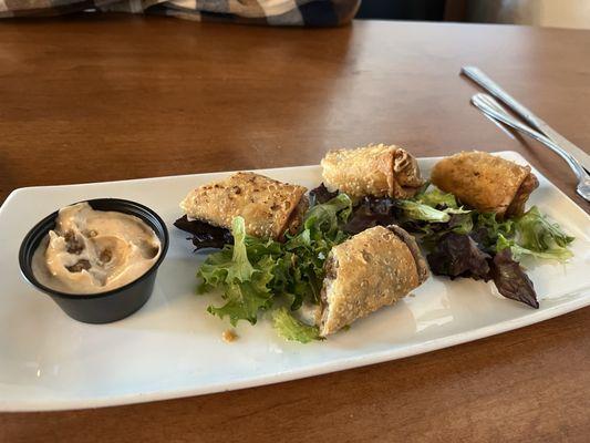 Steak & cheese eggrolls